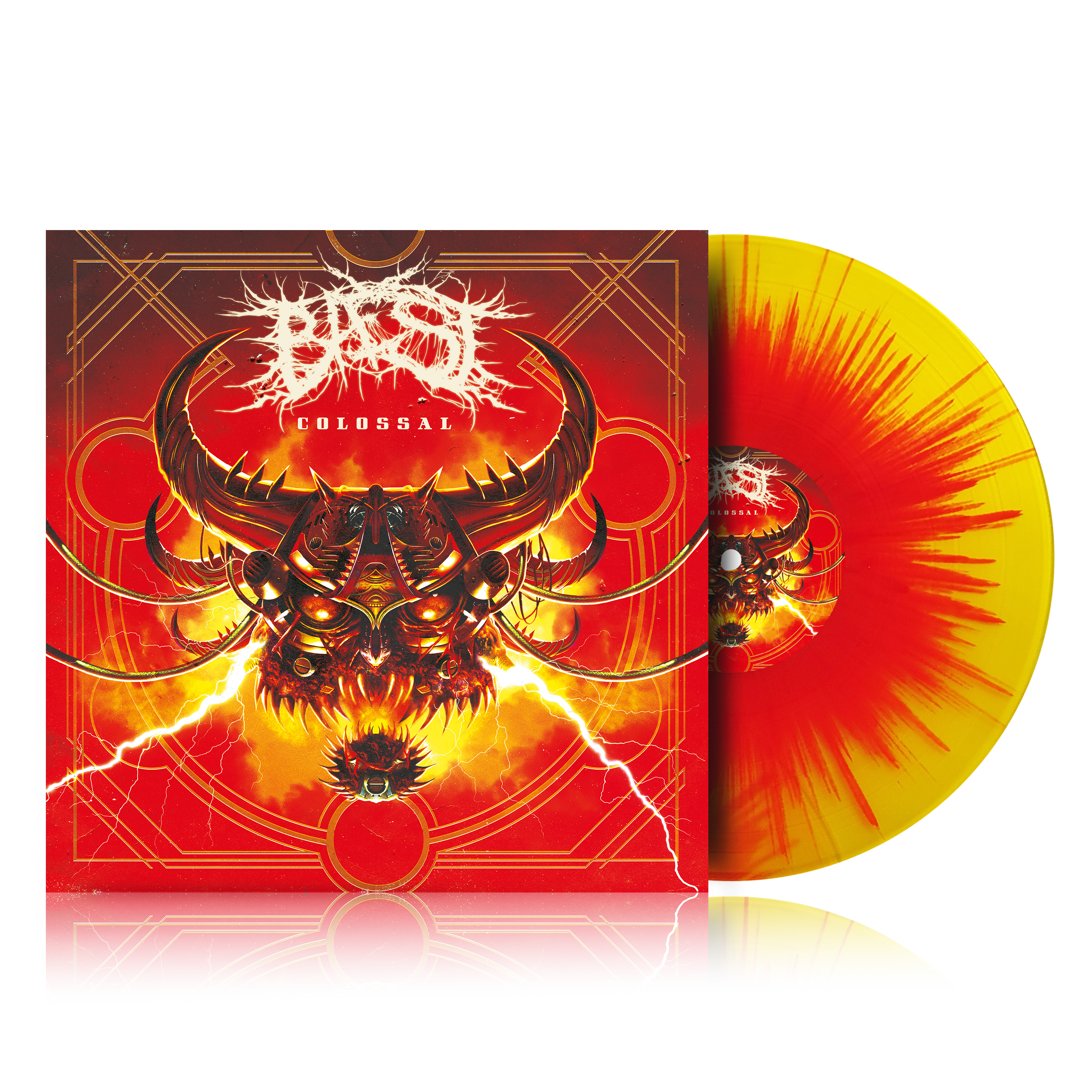 Colossal Ltd. transp. sun yellow-red splattered LP – BAEST