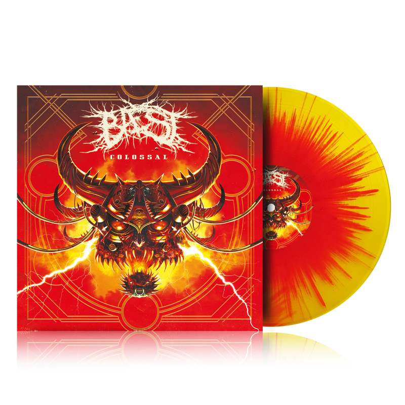 Colossal Ltd. transp. sun yellow-red splattered LP